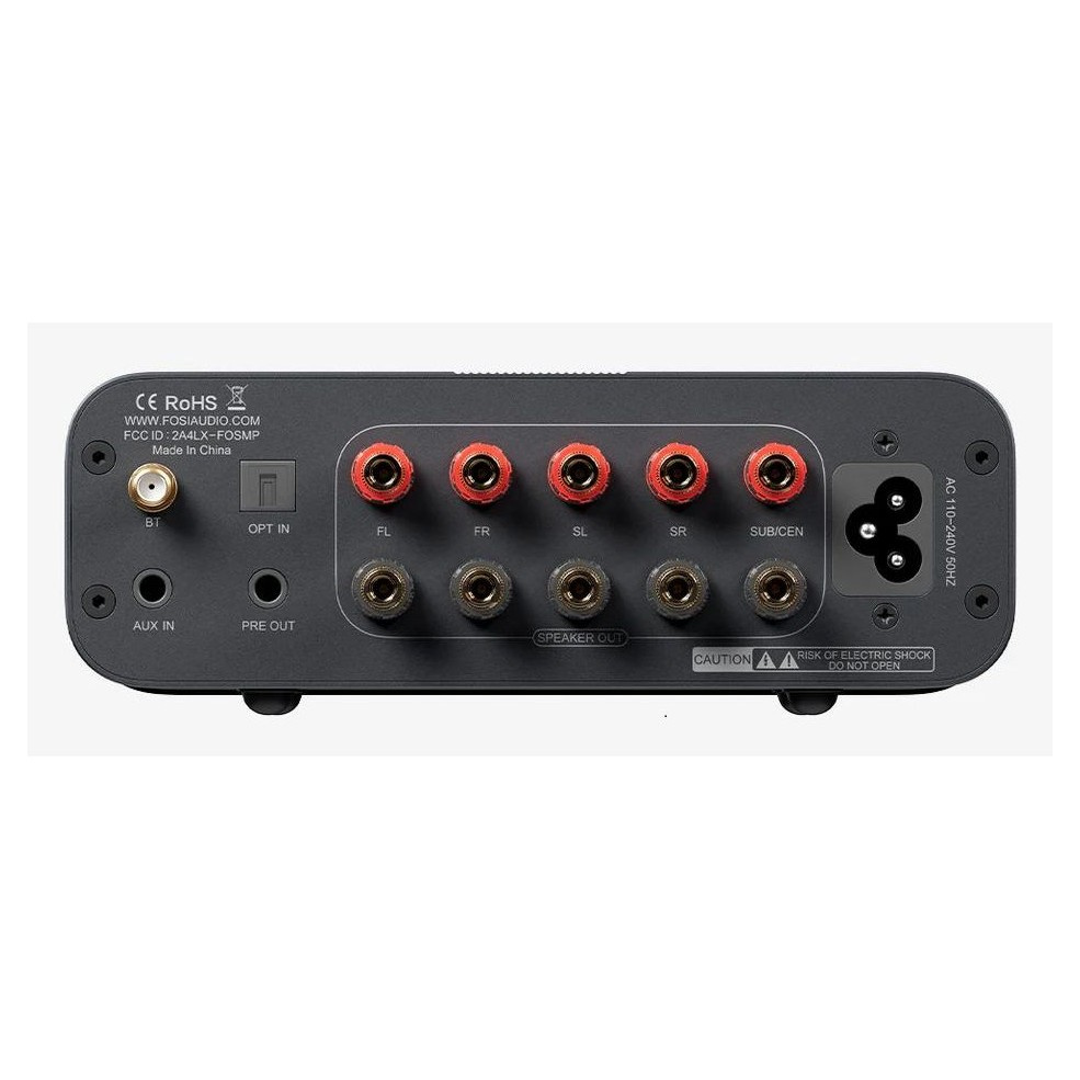 Fosi Audio HT4S, 5-kanals effektforsterker (4.1 / 5.0)
