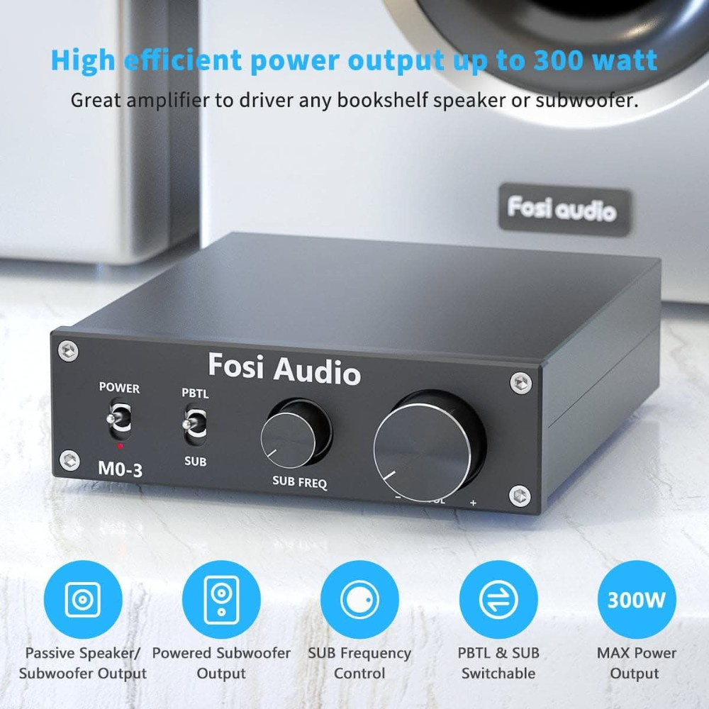 Fosi Audio M03, monoforsterker