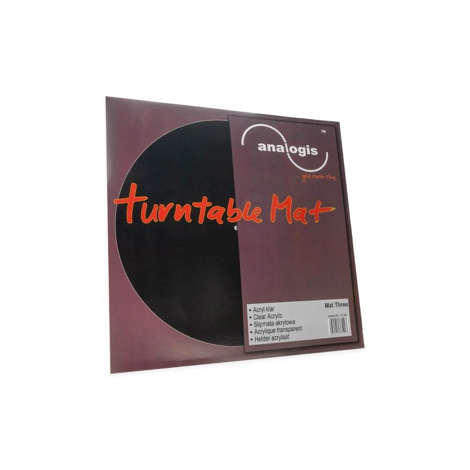 Analogis Mat Three platespillermatte i akryl, transparent