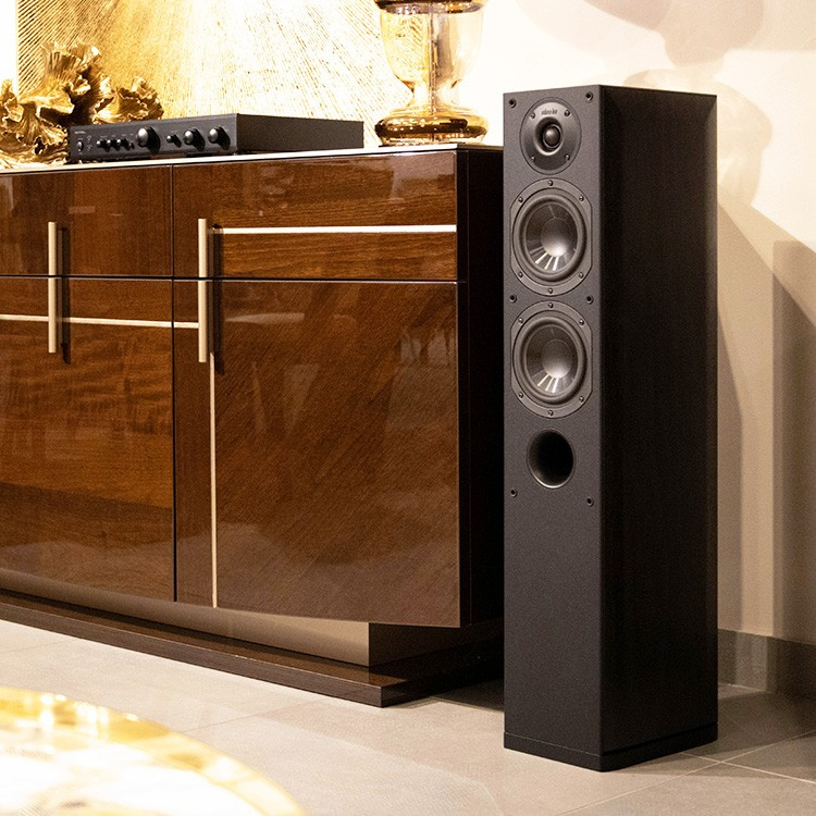 Indiana Line Nota 550 X gulvhøyttalere, svart par