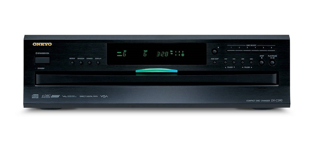 Onkyo DX-C390 CD - veksler svart