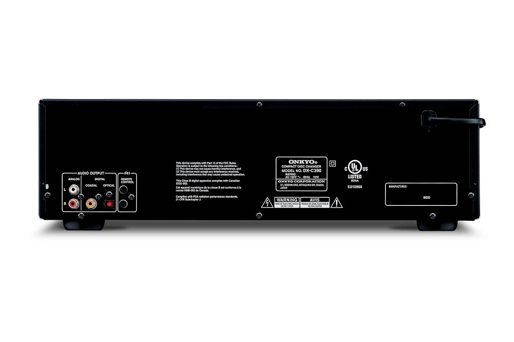 Onkyo DX-C390 CD - veksler svart