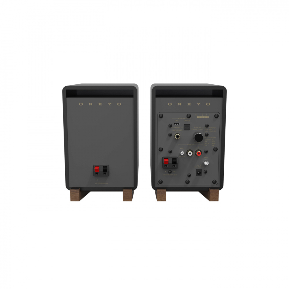 Onkyo GX-10DB aktive stativhøyttalere, svart
