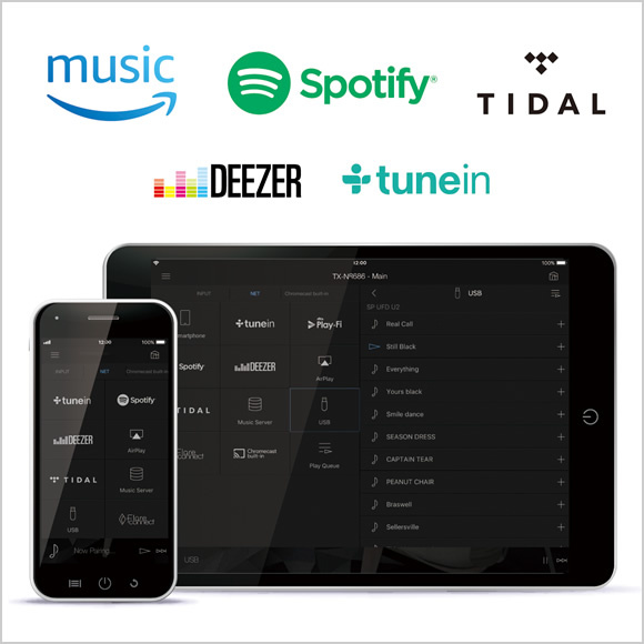 Onkyo TX-RZ830 Kinoforsterker, svart