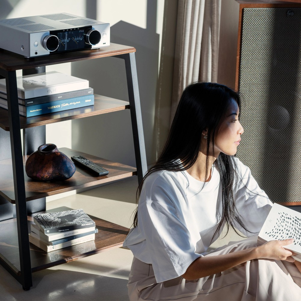 Onkyo Muse Y-40 streamingforsterker, sølv