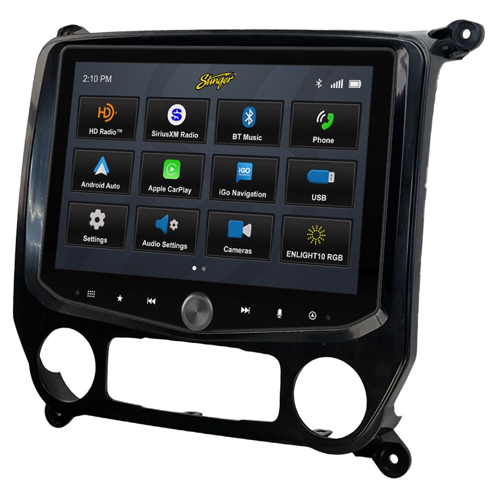 Stinger HORIZON10 iX210E-GM1, 10-tommers bilstereo til Chevrolet Silverado/GMC Sierra 2014-2019