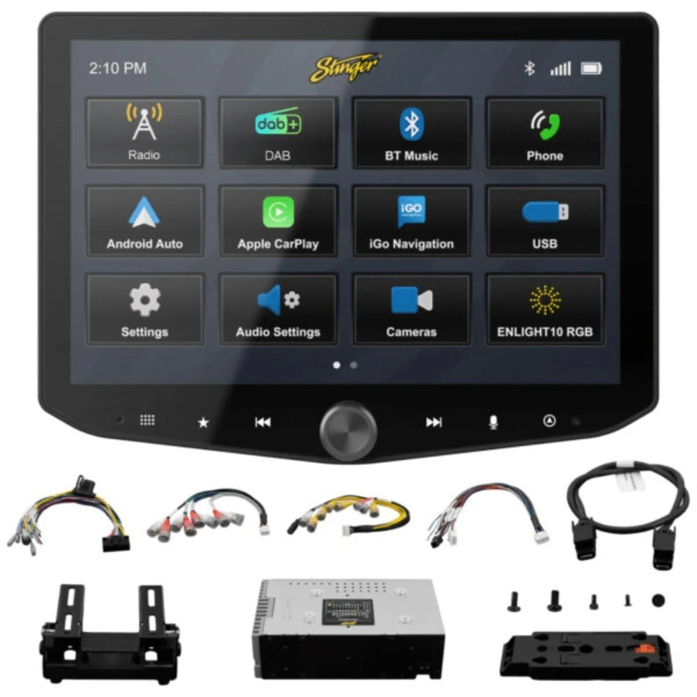 Stinger HORIZON10 iX210E-GM1, 10-tommers bilstereo til Chevrolet Silverado/GMC Sierra 2014-2019