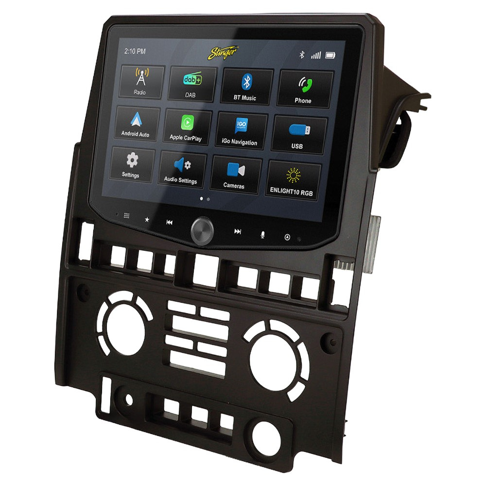 Stinger HORIZON10 iX210E-LR1, 10-tommers bilstereo til Land Rover Defender 2007-2016