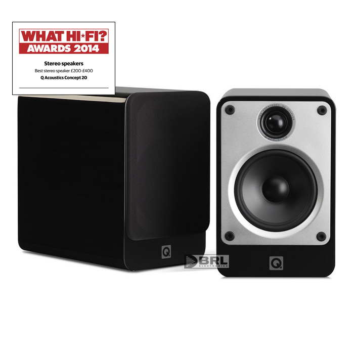 Q Acoustic Concept 20 svart