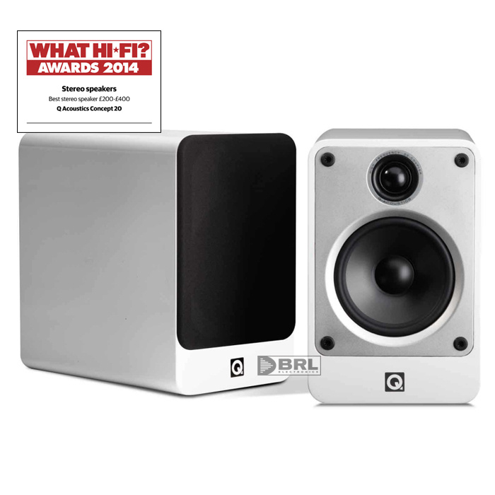 Q Acoustic Concept 20 hvit