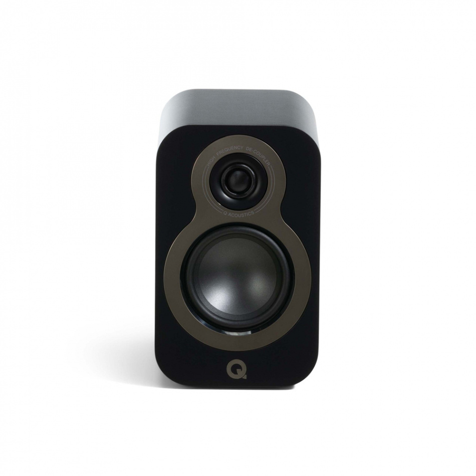 Q Acoustics 3010c stativhøyttaler, matt svart