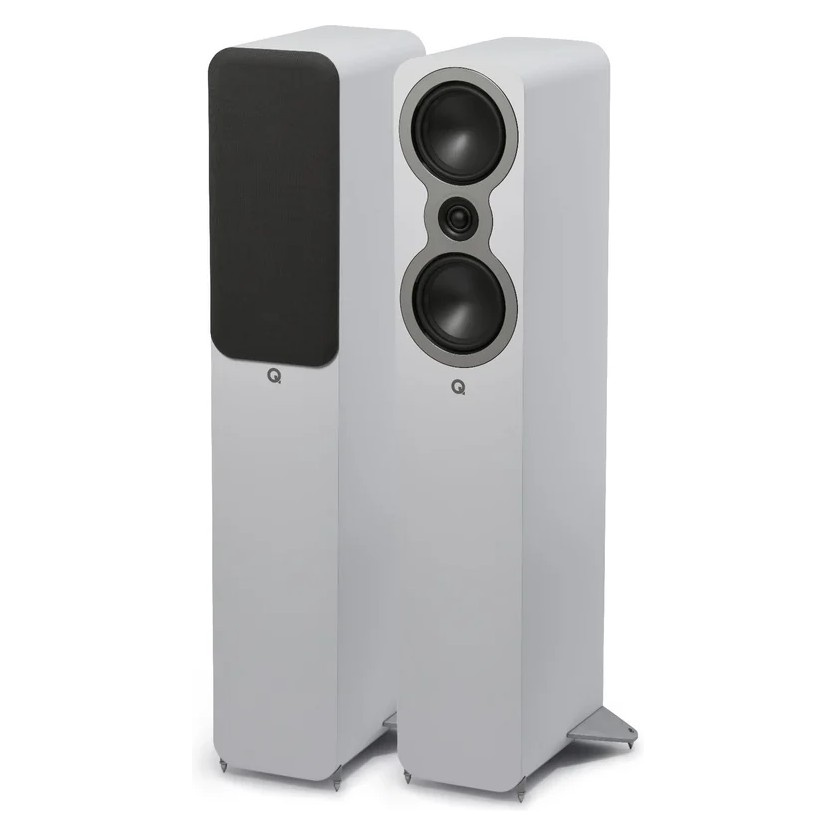 Q Acoustics 3040c gulvhøyttaler, matt hvitt par
