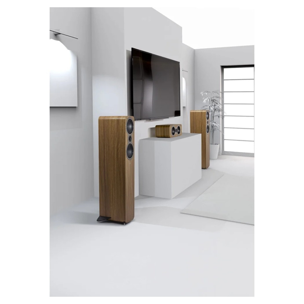 Q Acoustics 3040c gulvhøyttaler, eik, par