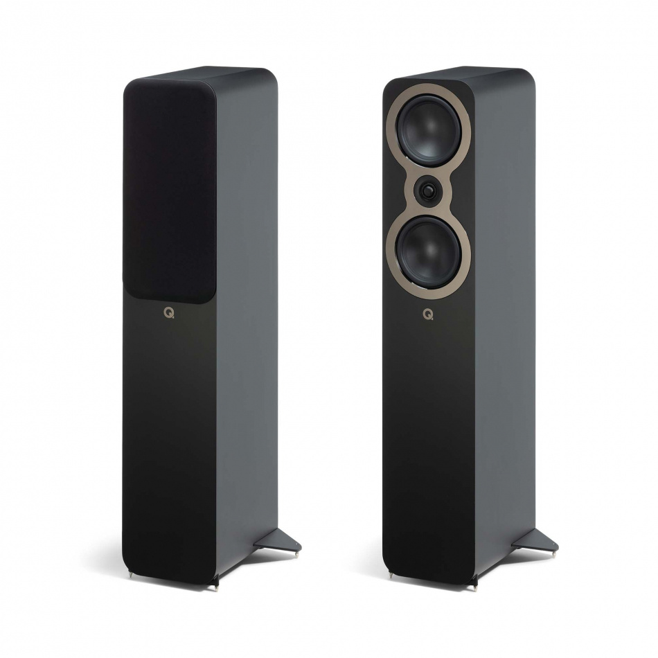Q Acoustics 3050c gulvhøyttaler, matt svart