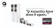 Q Acoustics 3050i gulvhøyttaler, svart