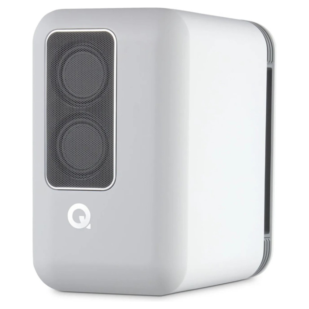 Q Acoustics 3010c stativhøyttaler, matt hvit