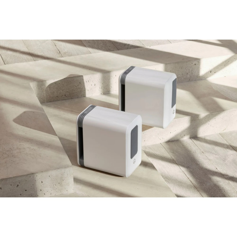 Q Acoustics 3010c stativhøyttaler, matt hvit