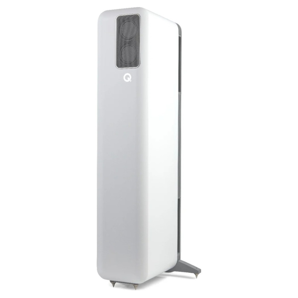 Q Acoustics QActive 400 aktive gulvhøyttalere, matt hvitt par