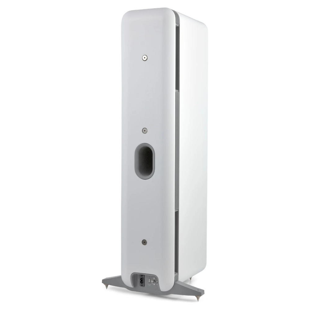 Q Acoustics QActive 400 aktive gulvhøyttalere, matt hvitt par