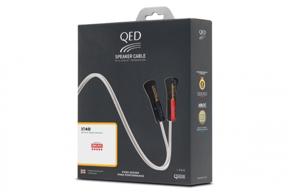 Qed Reference XT40 Terminert høyttalerkabel
