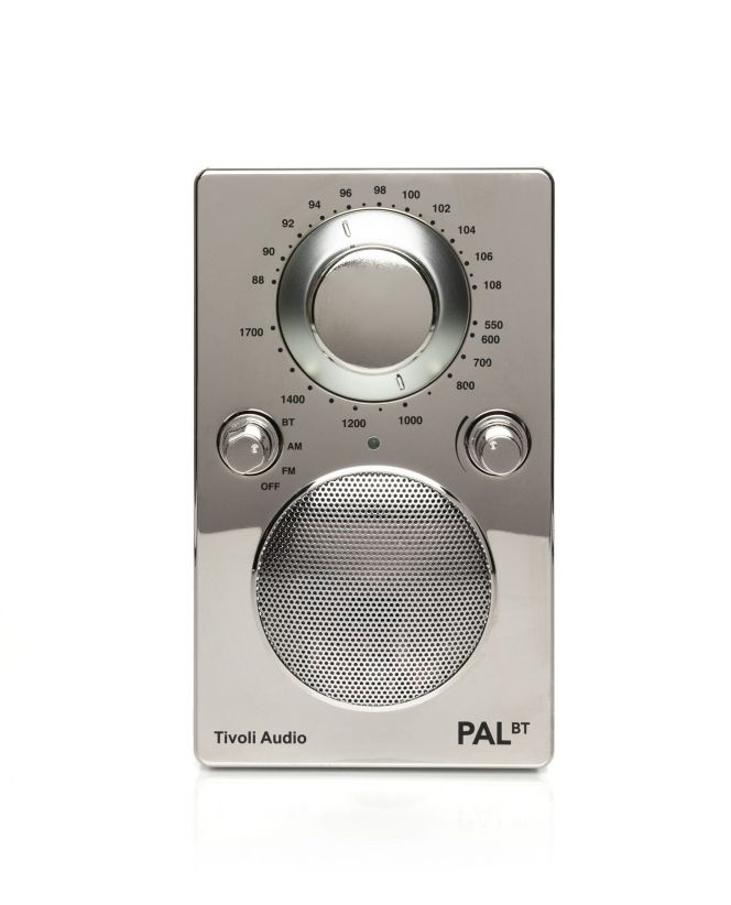 Tivoli Audio PAL BT, FM-radio med Bluetooth, chrome