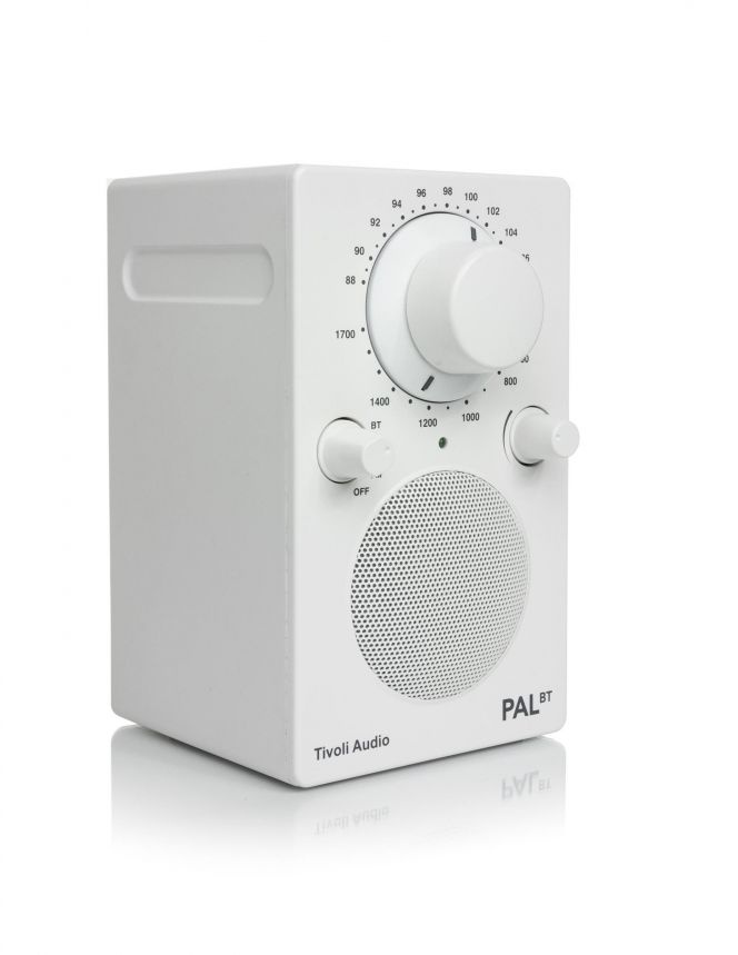 Tivoli Audio PAL BT, FM-radio med Bluetooth, hvit
