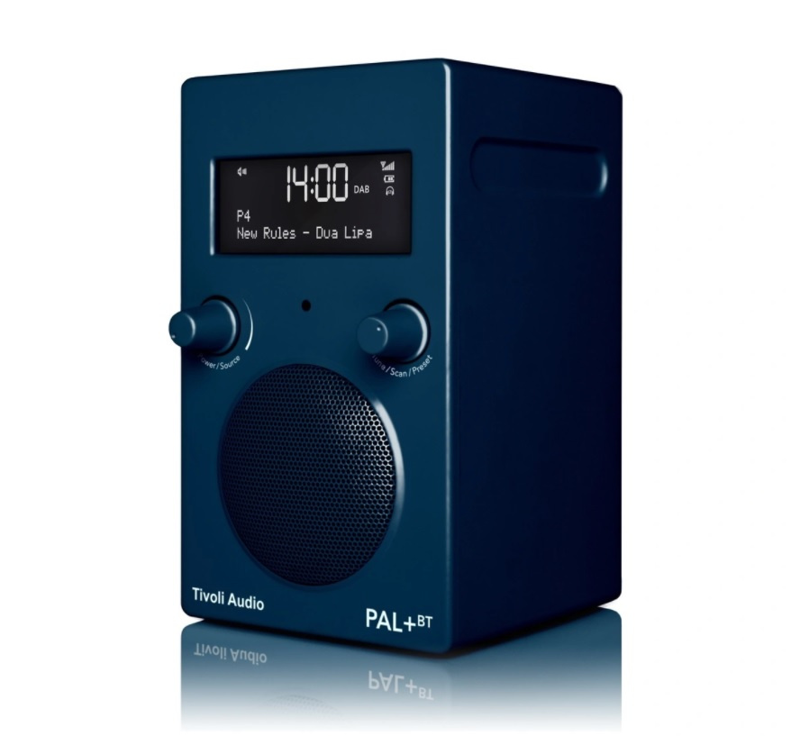 Tivoli Audio PAL+ BT (gen. 2), DAB/FM-radio med Bluetooth, blå