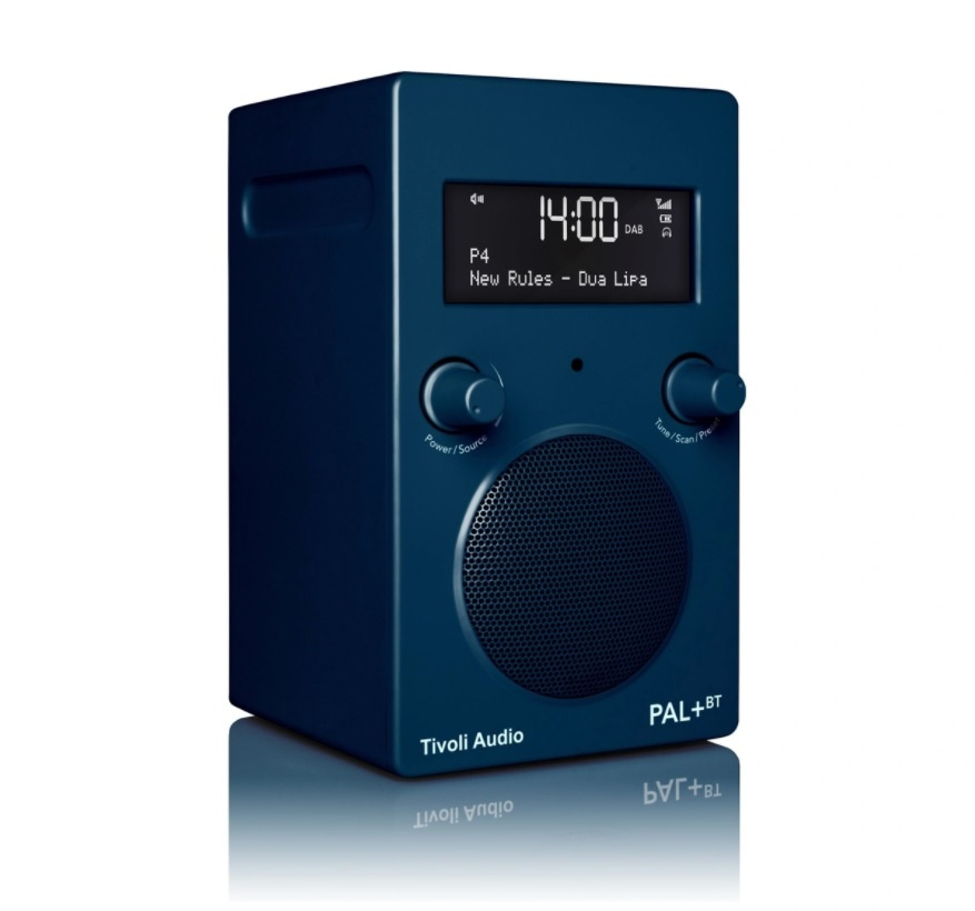 Tivoli Audio PAL+ BT (gen. 2), DAB/FM-radio med Bluetooth, blå