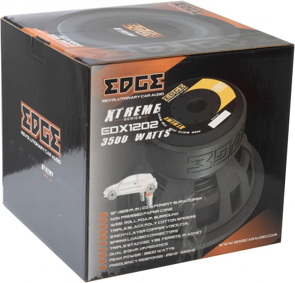 EDGE EDX12D2-E0, 12-tommers basselement