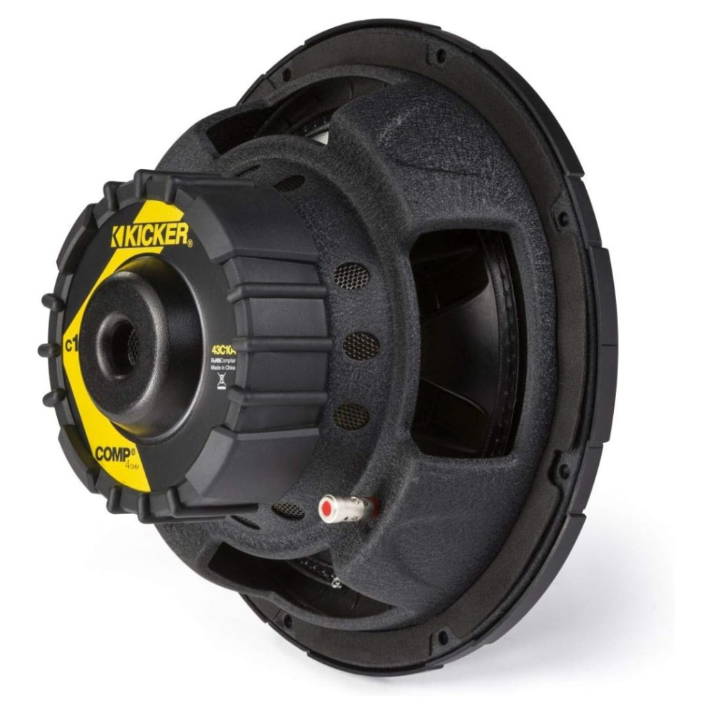 Kicker Comp C104, 10-tommers basselement, 4 ohm