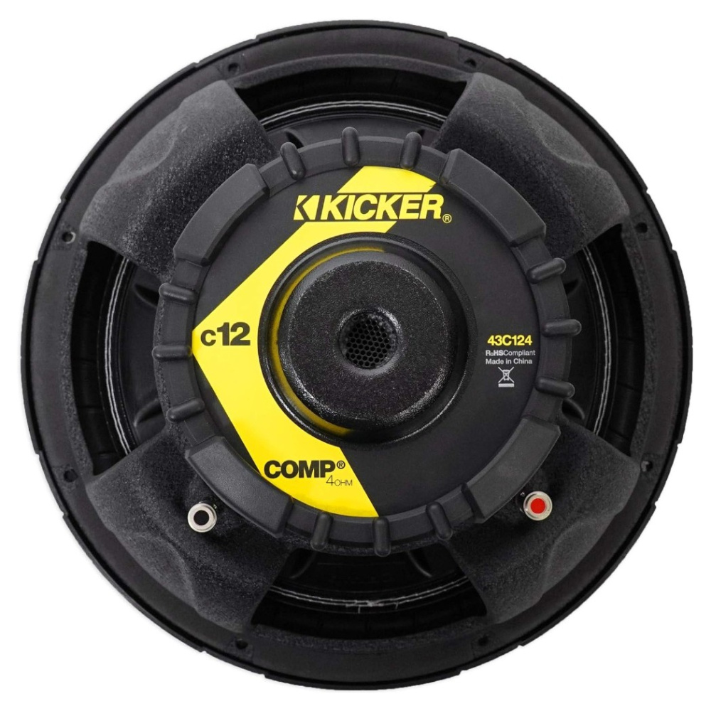 Kicker Comp C124, 12-tommers basselement, 4 ohm