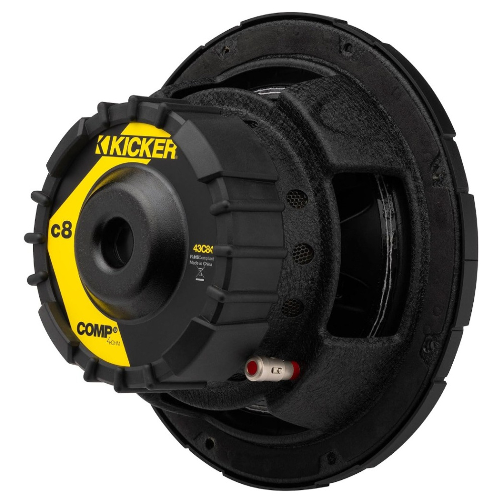 Kicker Comp C84, 8-tommers basselement, 4 ohm