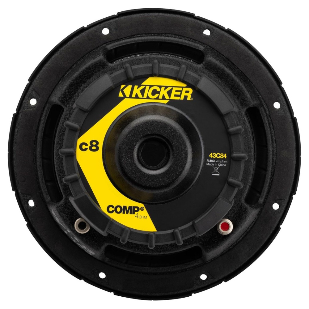 Kicker Comp C84, 8-tommers basselement, 4 ohm