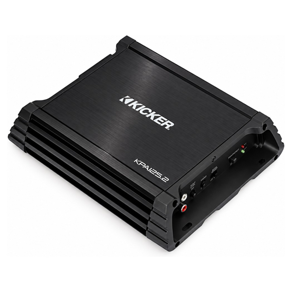 Kicker KickPack KKP210, basspakke med slank basskasse med port, 10-tommers basselement, forsterker og kabler