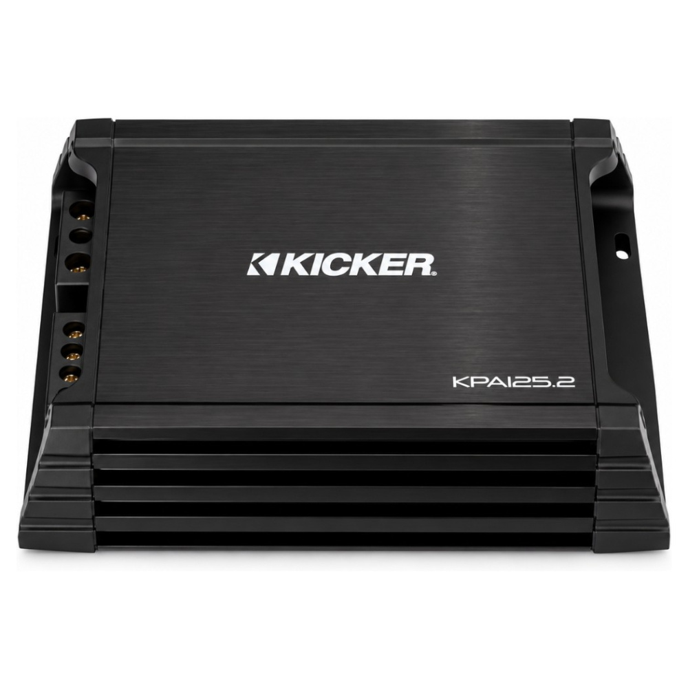 Kicker KickPack KKP210, basspakke med slank basskasse med port, 10-tommers basselement, forsterker og kabler