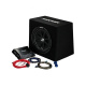 Kicker KickPack KKP212, basspakke med portet 12-tommers basskasse, forsterker og kabler Kicker KickPack KKP212, basspakke med portet 12-tommers basskasse, forsterker og kabler