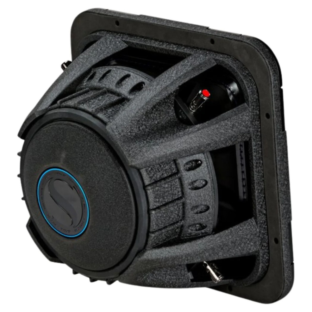 Kicker Solo-Baric L7S102, firkantet 10-tommers basselement, 2x2 ohm