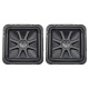 Kicker Solo-Baric L7S124, firkantet 12-tommers basselement, 2x4 ohm Kicker Solo-Baric L7S124, firkantet 12-tommers basselement, 2x4 ohm