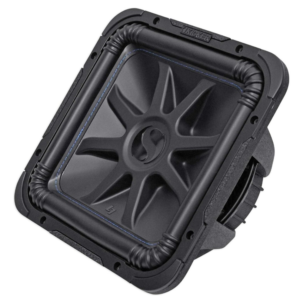 Kicker Solo-Baric L7S124, firkantet 12-tommers basselement, 2x4 ohm