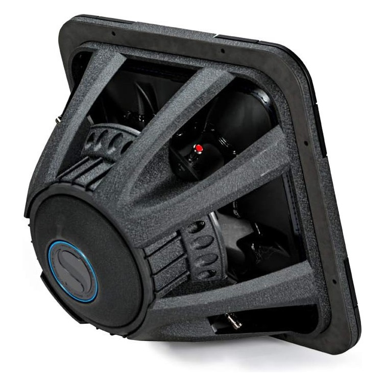 Kicker Solo-Baric L7S152, firkantet 15-tommers basselement, 2x2 ohm