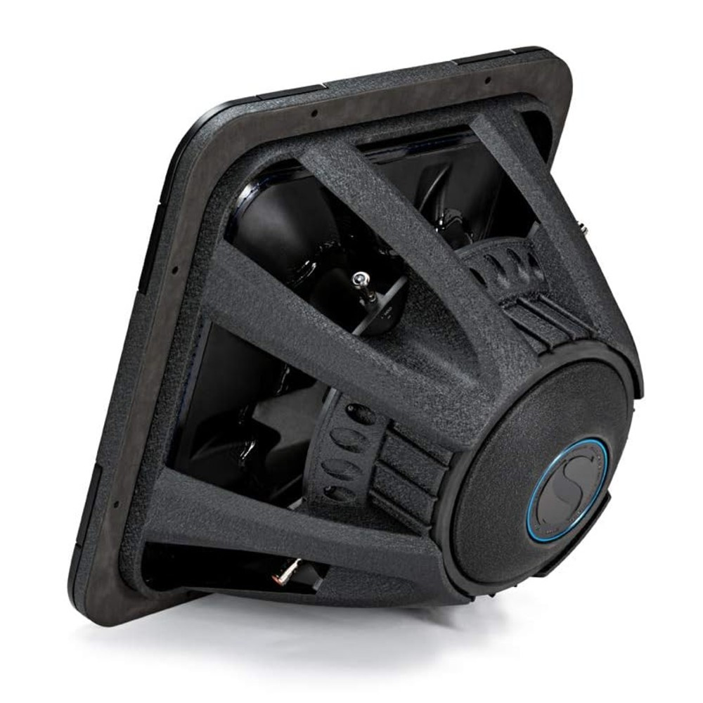 Kicker Solo-Baric L7S154, firkantet 15-tommers basselement, 2x4 ohm