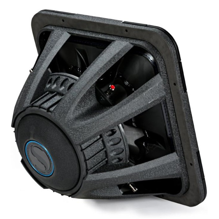 Kicker Solo-Baric L7S154, firkantet 15-tommers basselement, 2x4 ohm