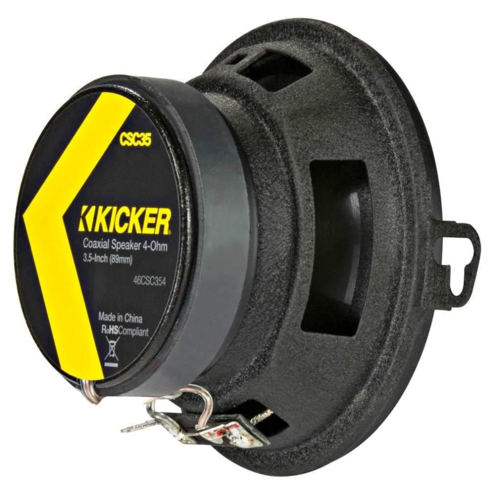 Kicker CS CSC354, 3.5 tommer koaksialhøyttalere, Par