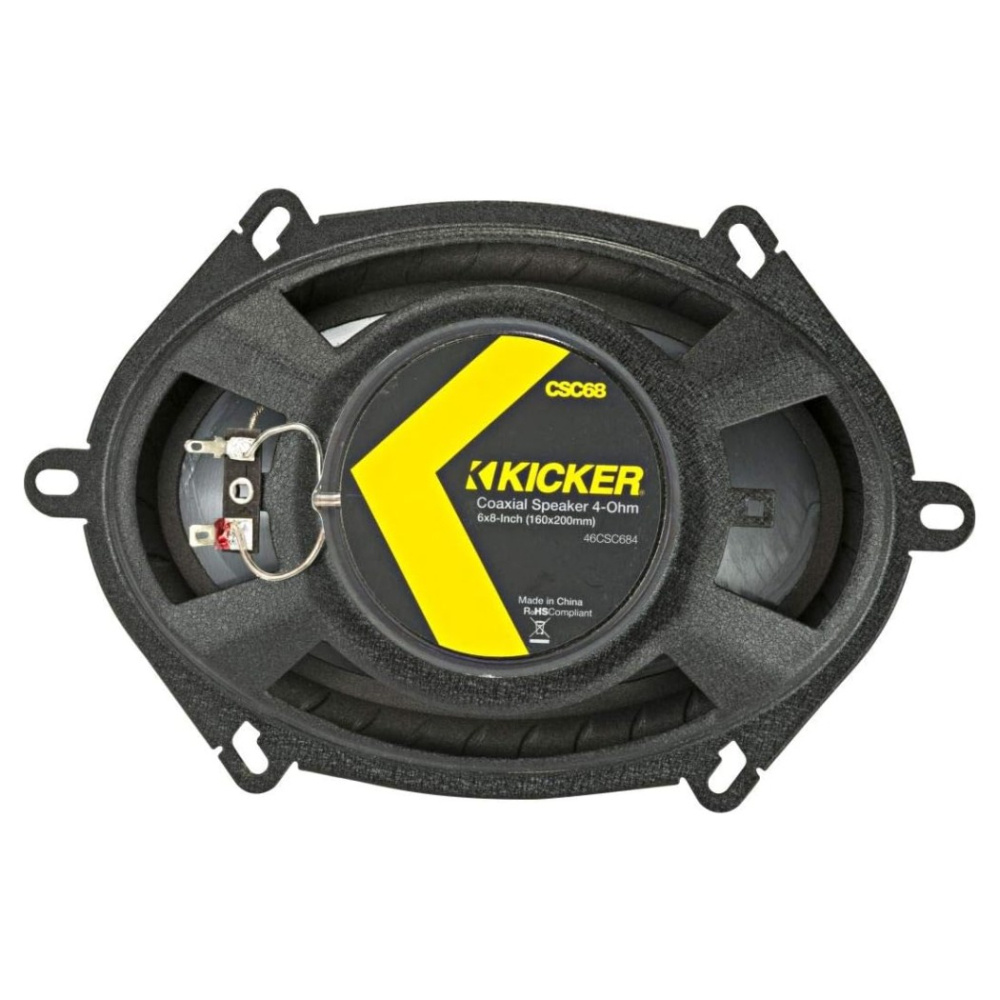 Kicker CS CSC684, 6x8 tommer koaksialhøyttalere, Par