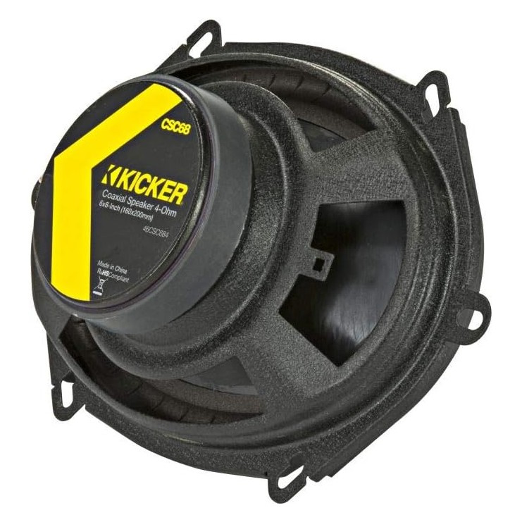 Kicker CS CSC684, 6x8 tommer koaksialhøyttalere, Par