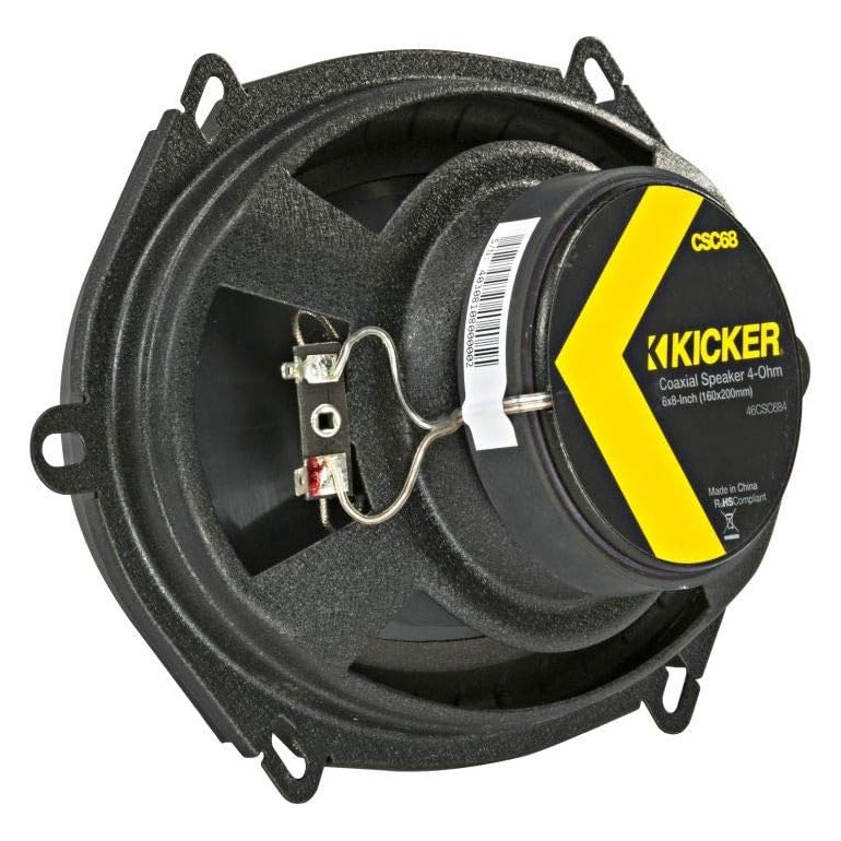 Kicker CS CSC684, 6x8 tommer koaksialhøyttalere, Par