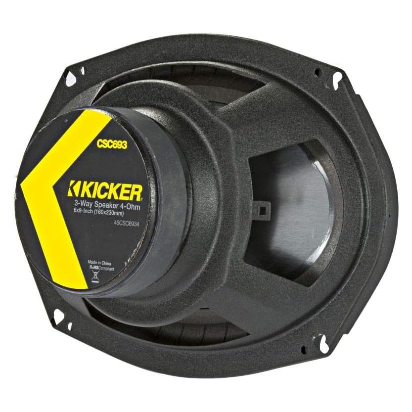 Kicker CS CSC6934, 6x9 tommer koaksialhøyttalere, Par