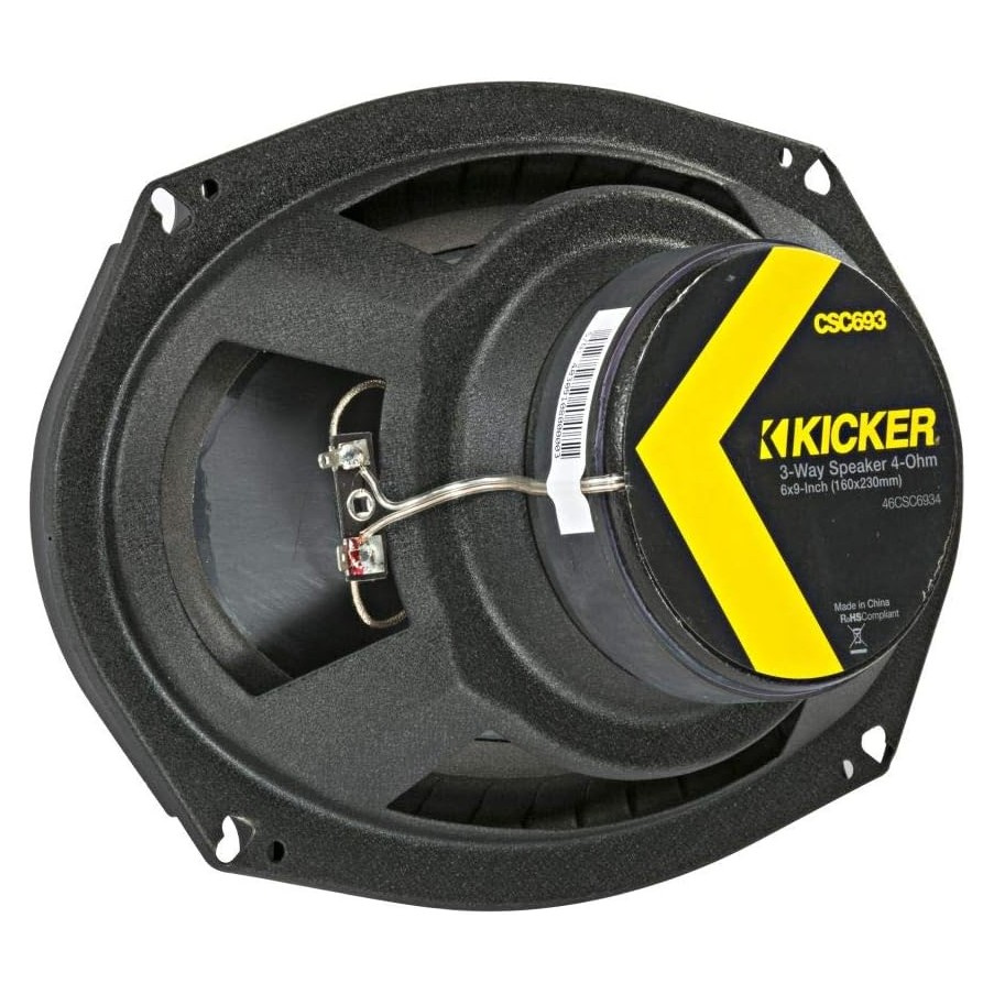 Kicker CS CSC6934, 6x9 tommer koaksialhøyttalere, Par