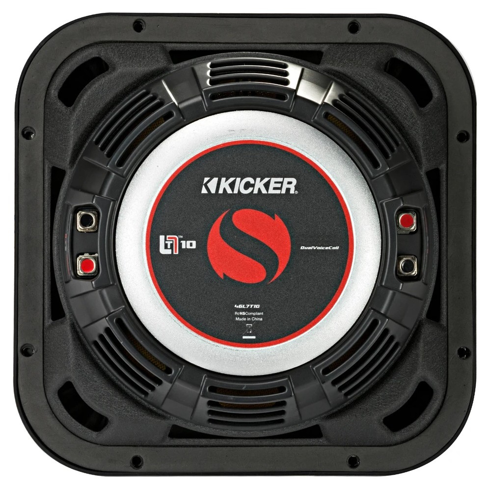 Kicker Solo-Baric L7T102, 10-tommer basselement, 2 x 2 ohm