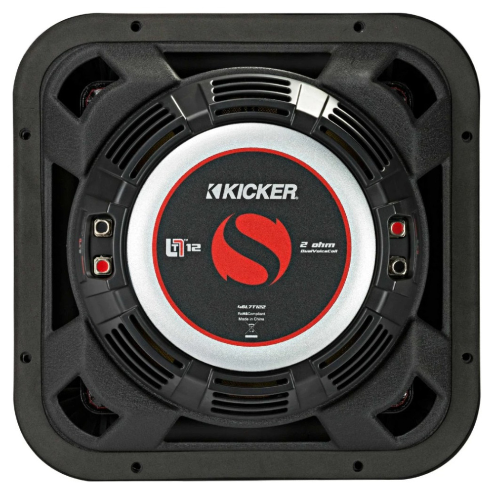 Kicker Solo-Baric L7T122, 12-tommer basselement, 2 x 2 ohm